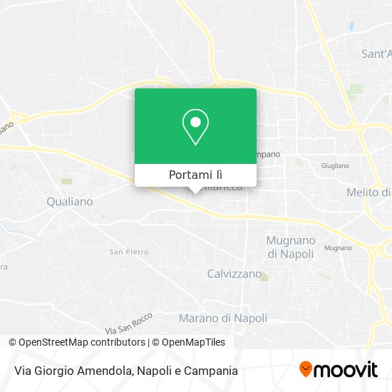 Mappa Via Giorgio Amendola