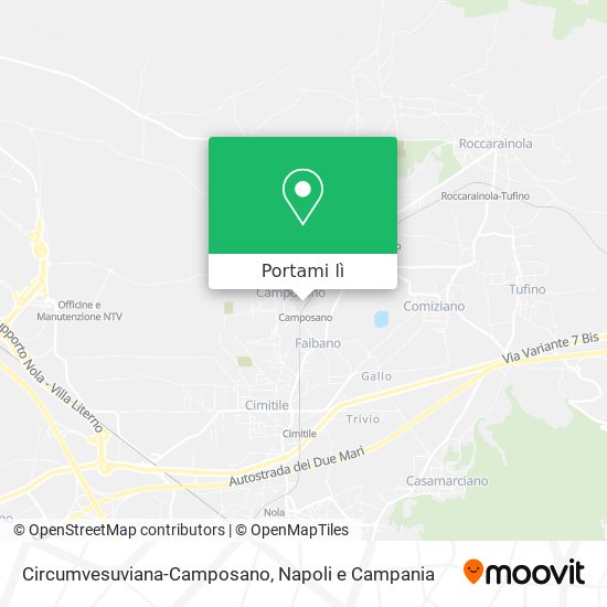 Mappa Circumvesuviana-Camposano