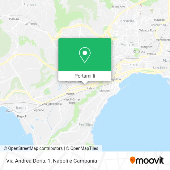 Mappa Via Andrea Doria, 1