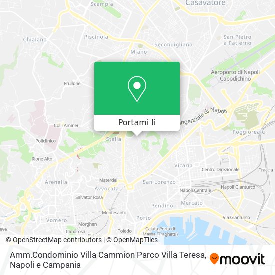 Mappa Amm.Condominio Villa Cammion Parco Villa Teresa