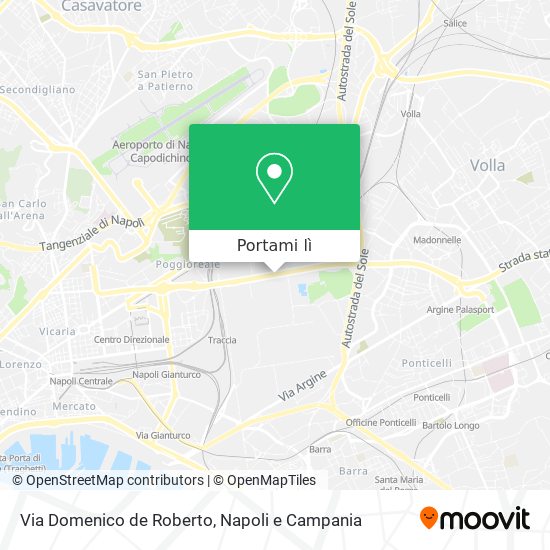 Mappa Via Domenico de Roberto