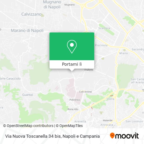 Mappa Via Nuova Toscanella 34 bis