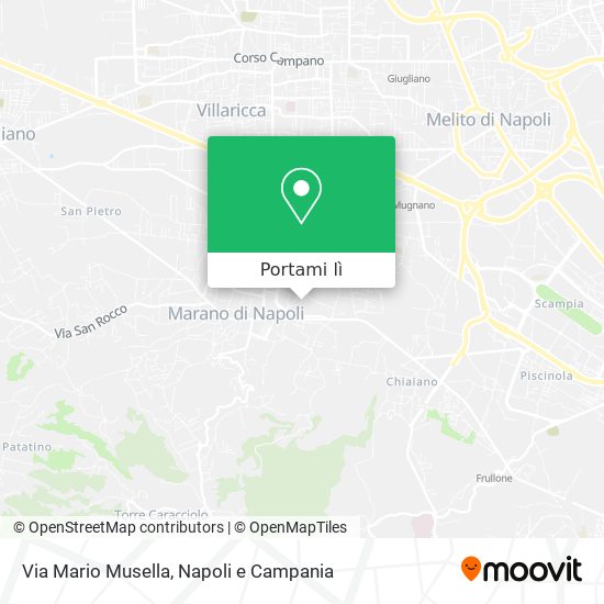 Mappa Via Mario Musella