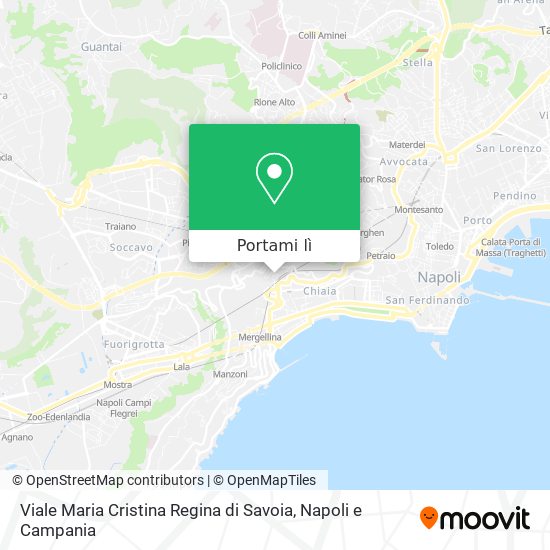 Mappa Viale Maria Cristina Regina di Savoia