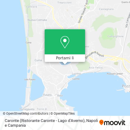 Mappa Caronte (Ristorante Caronte - Lago d'Averno)