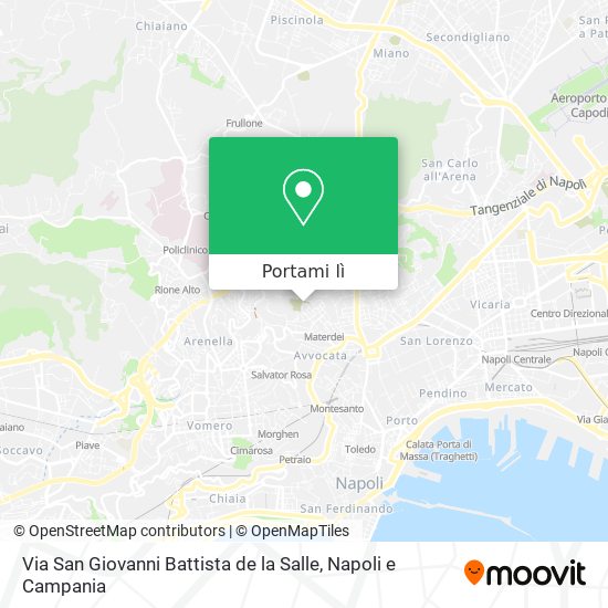 Mappa Via San Giovanni Battista de la Salle