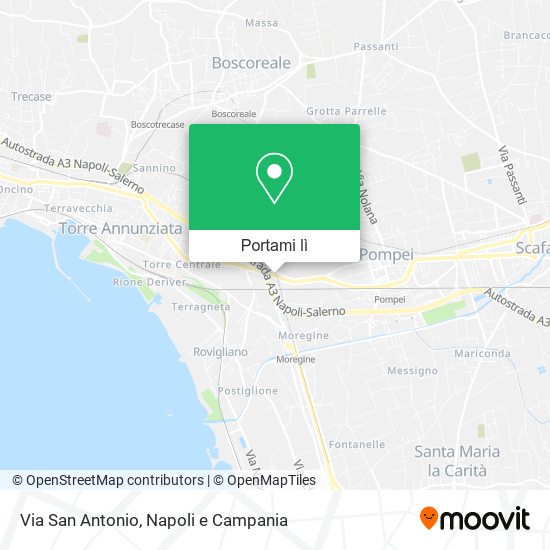 Mappa Via San Antonio