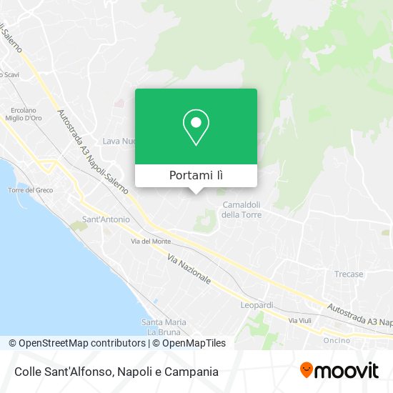 Mappa Colle Sant'Alfonso