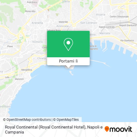 Mappa Royal Continental (Royal Continental Hotel)