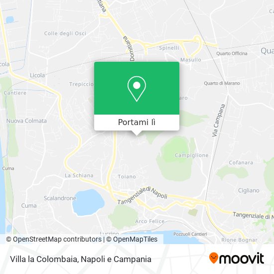 Mappa Villa la Colombaia