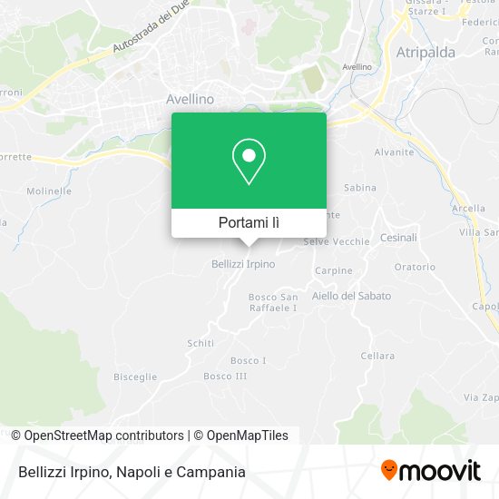 Mappa Bellizzi Irpino