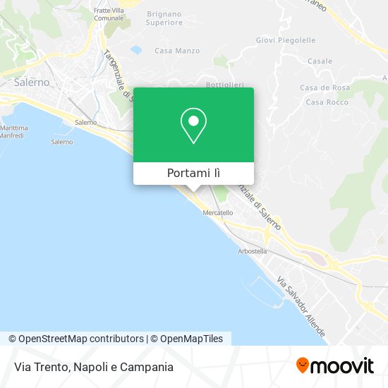 Mappa Via Trento