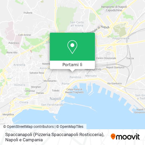 Mappa Spaccanapoli (Pizzeria Spaccanapoli Rosticceria)