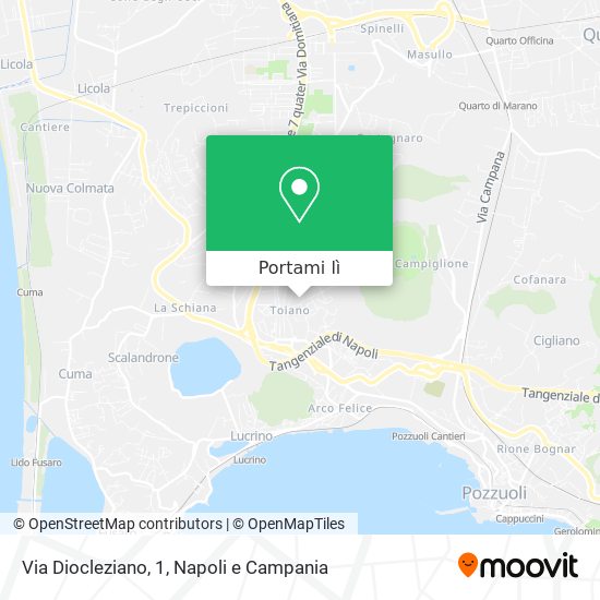 Mappa Via Diocleziano, 1