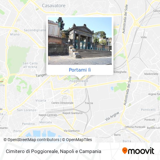 Mappa Cimitero di Poggioreale