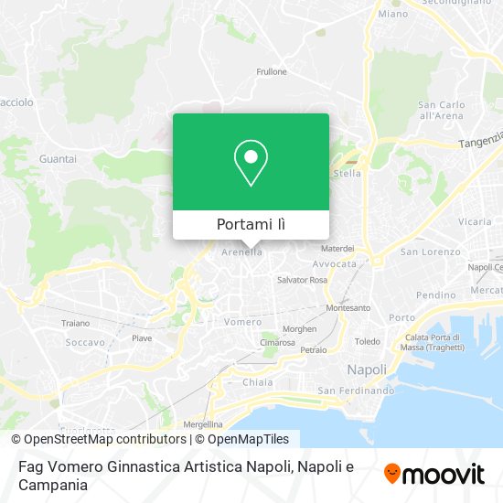 Mappa Fag Vomero Ginnastica Artistica Napoli