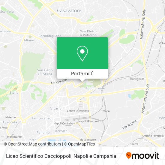 Mappa Liceo Scientifico Caccioppoli