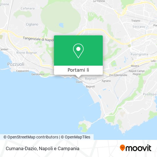 Mappa Cumana-Dazio