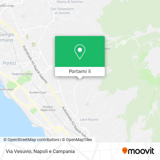 Mappa Via Vesuvio