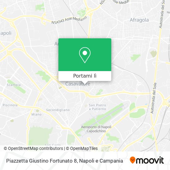 Mappa Piazzetta Giustino Fortunato 8