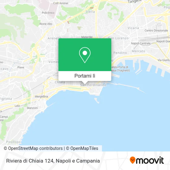 Mappa Riviera di Chiaia 124