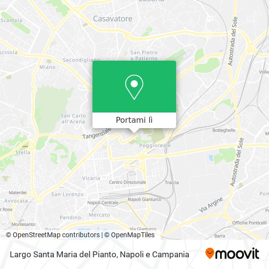Mappa Largo Santa Maria del Pianto