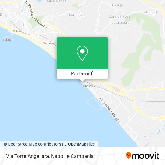 Mappa Via Torre Angellara