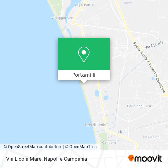 Mappa Via Licola Mare