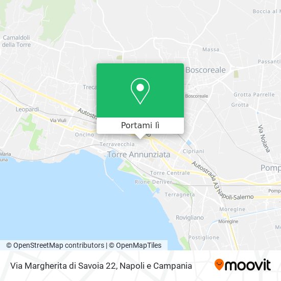 Mappa Via Margherita di Savoia 22