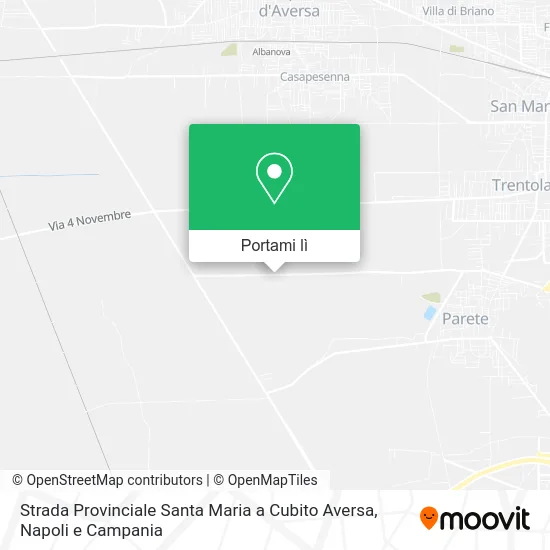 Mappa Strada Provinciale Santa Maria a Cubito Aversa