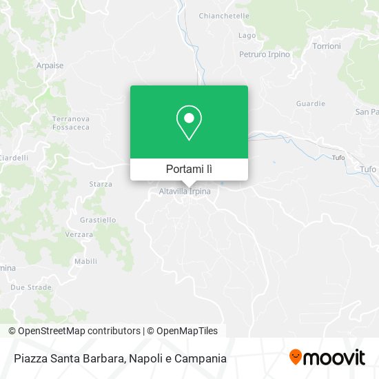 Mappa Piazza Santa Barbara