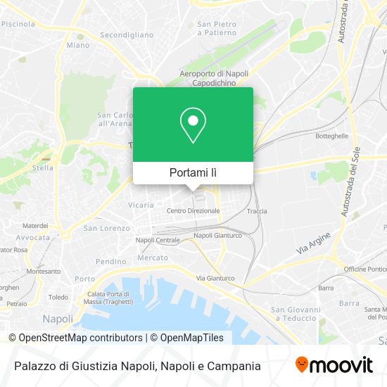 Mappa Palazzo di Giustizia Napoli