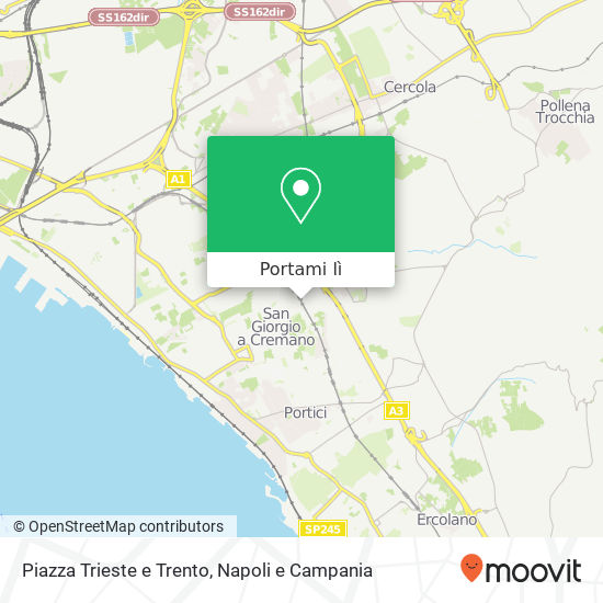 Mappa Piazza Trieste e Trento