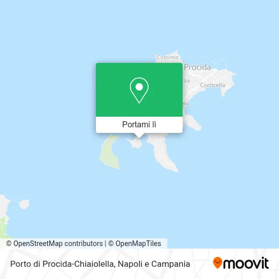 Mappa Porto di Procida-Chiaiolella
