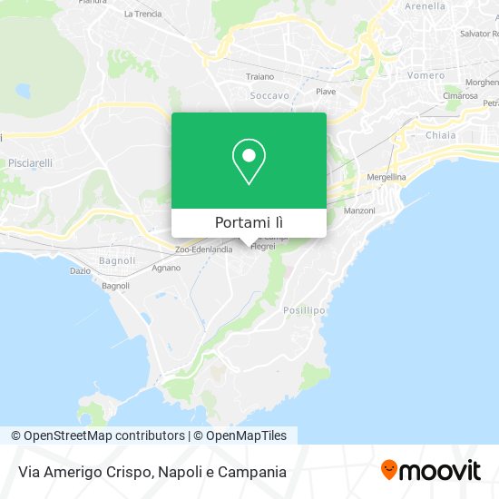 Mappa Via Amerigo Crispo