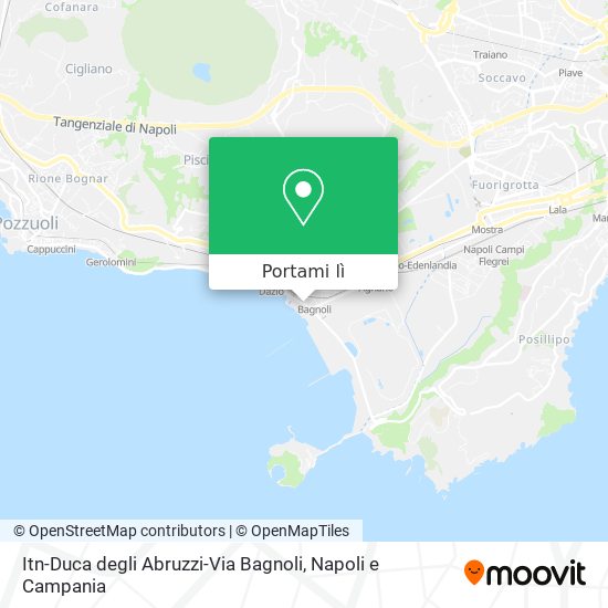 Mappa Itn-Duca degli Abruzzi-Via Bagnoli