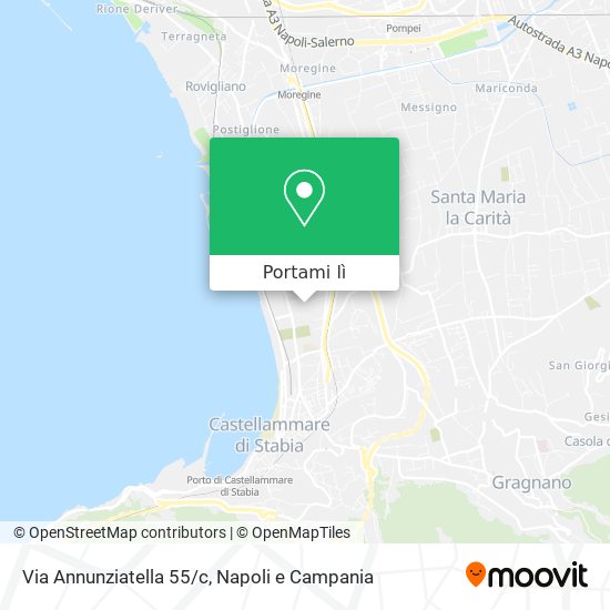 Mappa Via Annunziatella 55/c