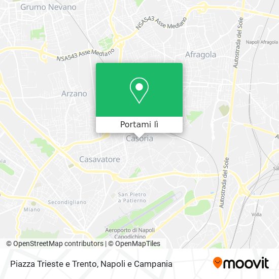 Mappa Piazza Trieste e Trento