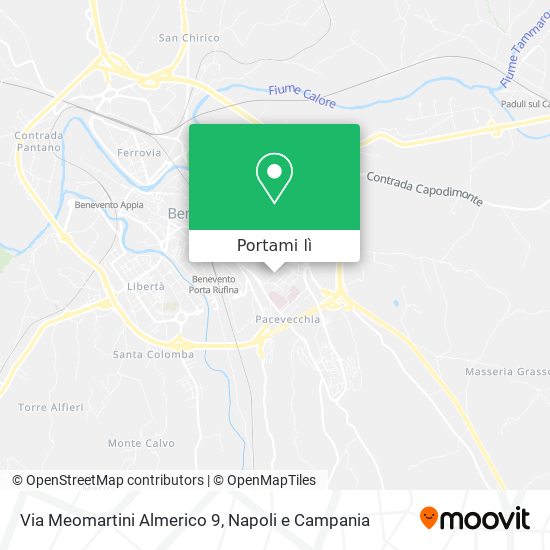 Mappa Via Meomartini Almerico 9