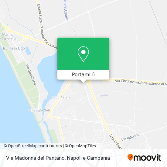 Mappa Via Madonna del Pantano