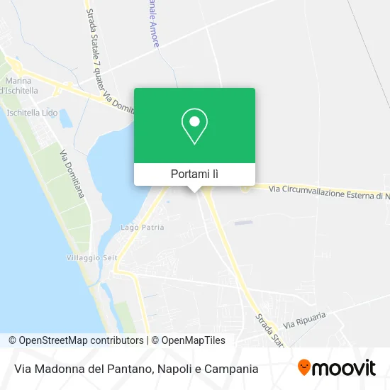 Mappa Via Madonna del Pantano