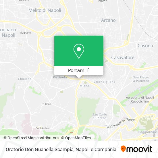 Mappa Oratorio Don Guanella Scampia