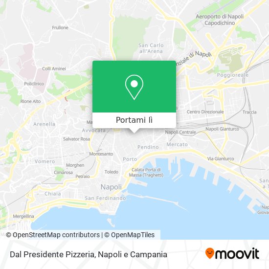 Mappa Dal Presidente Pizzeria