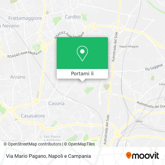 Mappa Via Mario Pagano