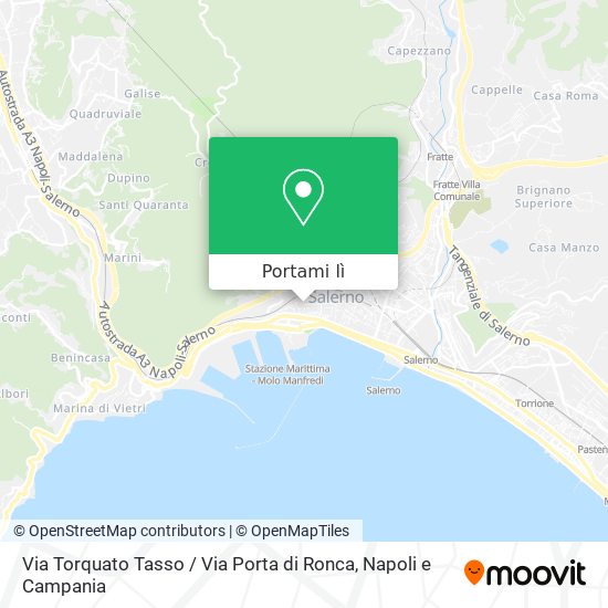 Mappa Via Torquato Tasso / Via Porta di Ronca