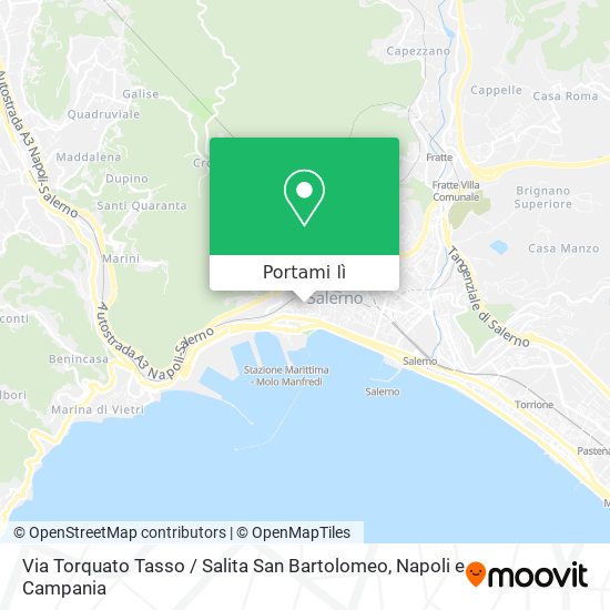 Mappa Via Torquato Tasso / Salita San Bartolomeo