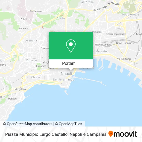 Mappa Piazza Municipio Largo Castello