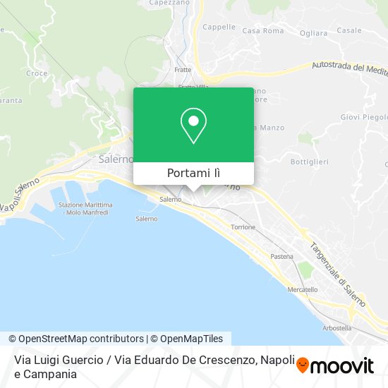 Mappa Via Luigi Guercio / Via Eduardo De Crescenzo