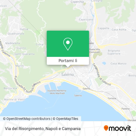 Mappa Via del Risorgimento