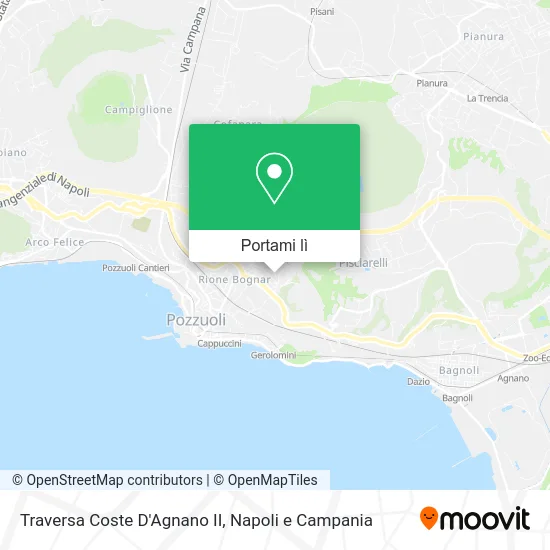 Mappa Traversa Coste D'Agnano II